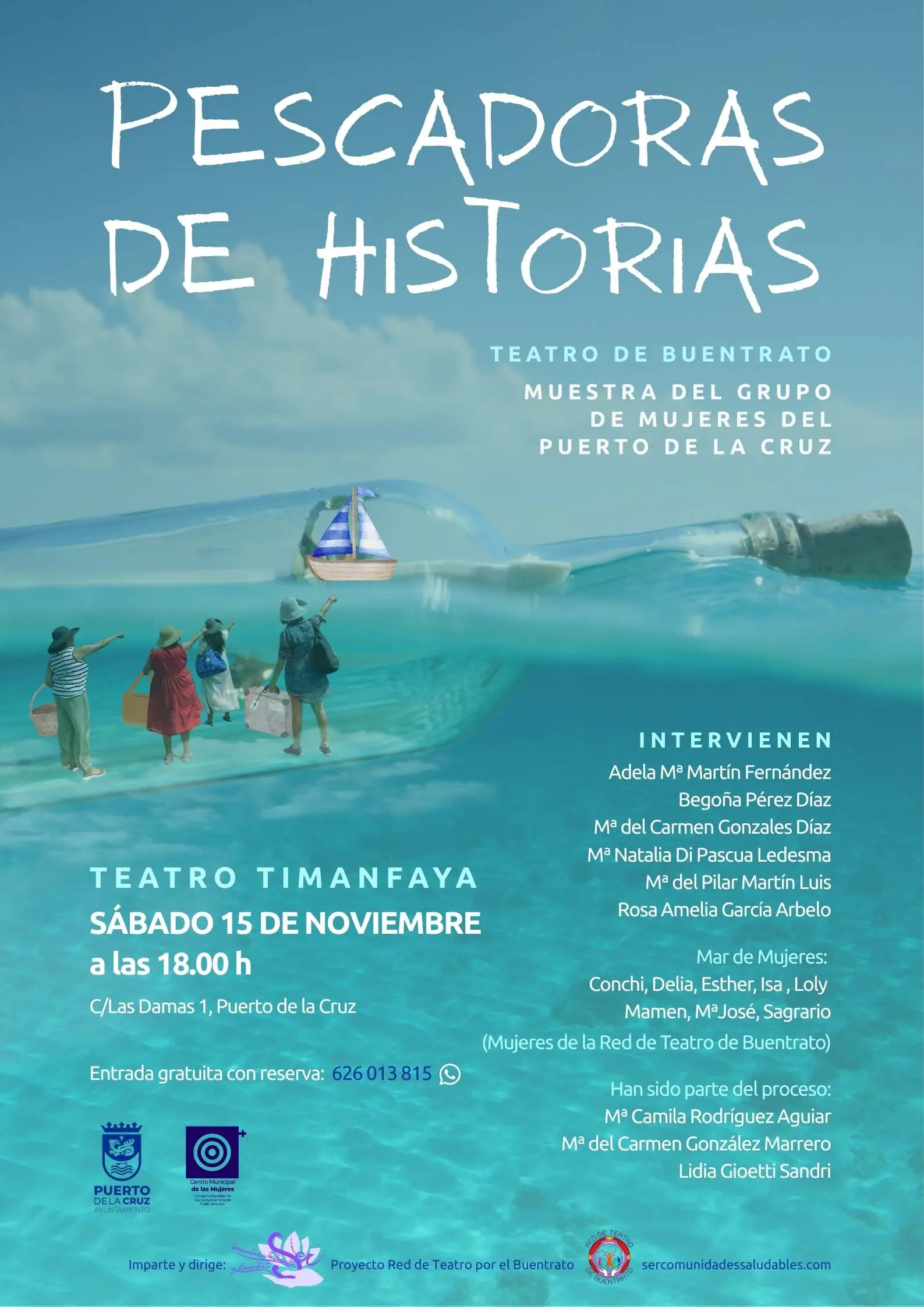 Cartel Pescadoras de Historias
